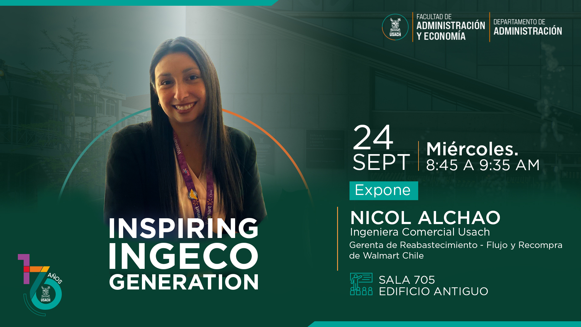 CICLO DE CHARLAS INSPIRING INGECO GENERATION: NICOL ALCHAO